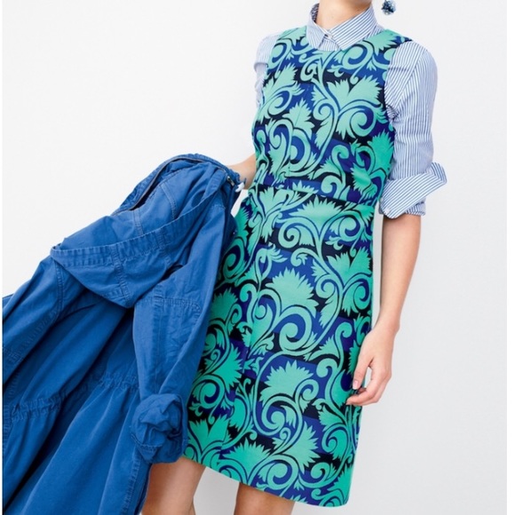J. Crew Dresses & Skirts - J. Crew 🌿 Vineyard Jacquard Dress 00